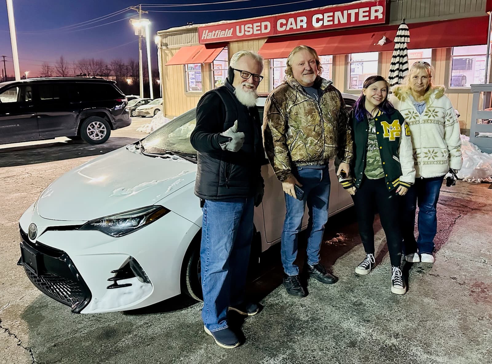 Gary Baylee Jan w Ron Corolla