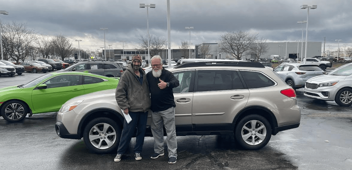 Kevins Subaru Outback w Ron