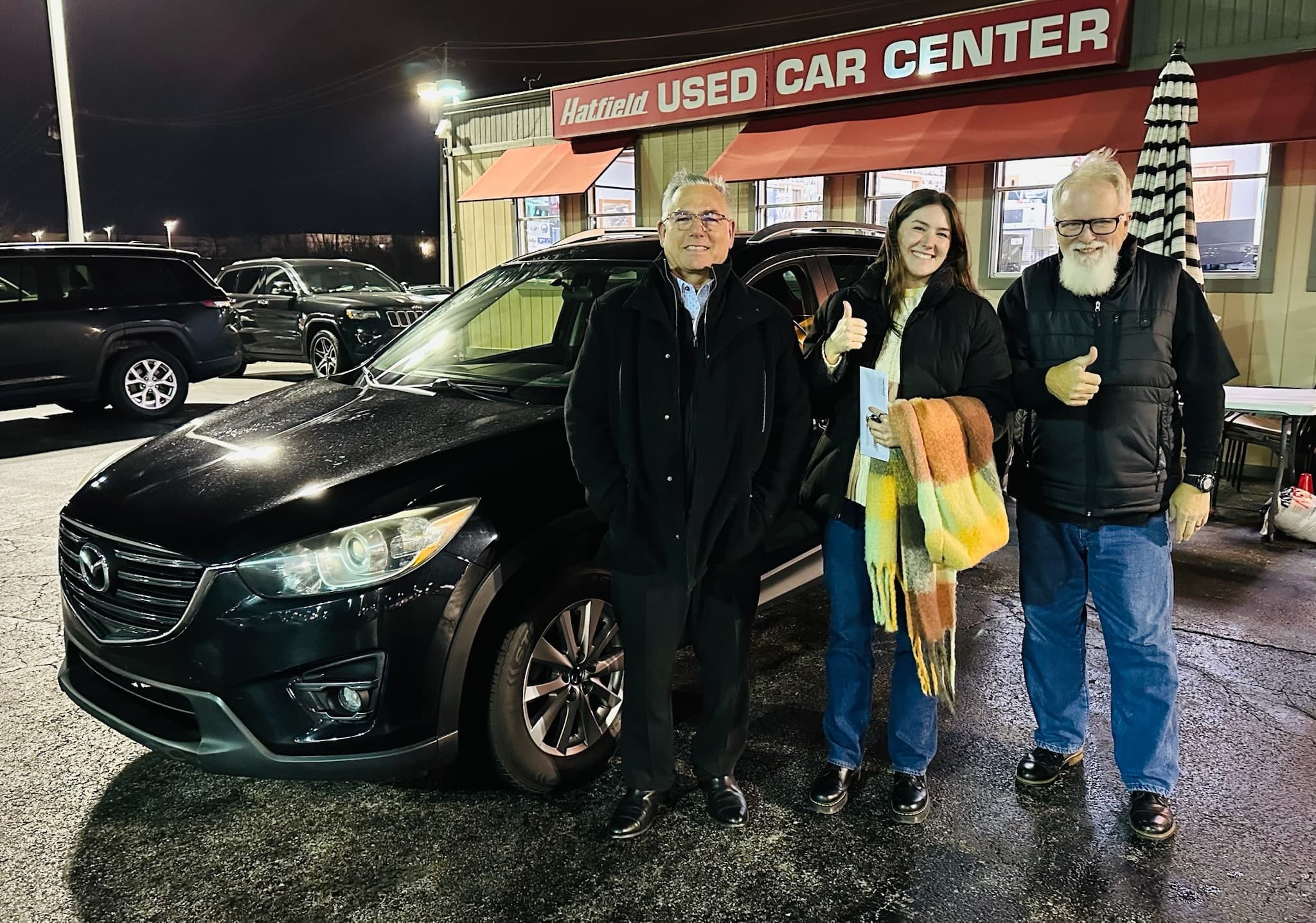 Sarah's Mazda CX5 w Ron